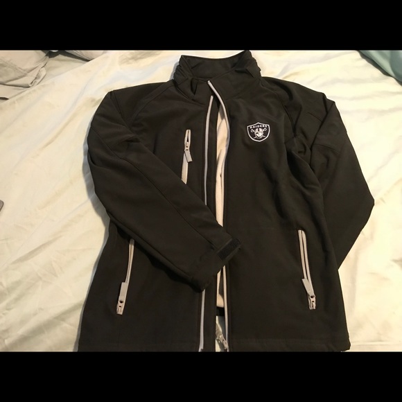raiders rain jacket